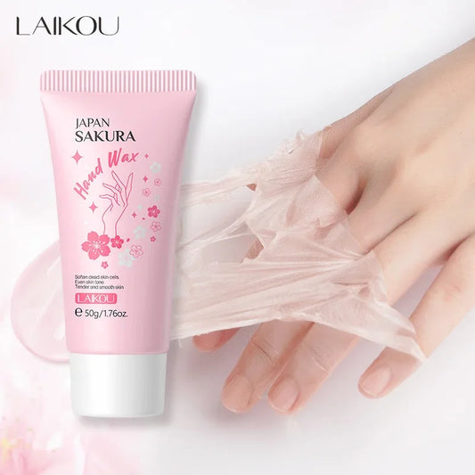 LAIKOU Sakura Exfoliating Hand Wax Honey Milk Hand Wax Moisturizing and Hand Care ucts